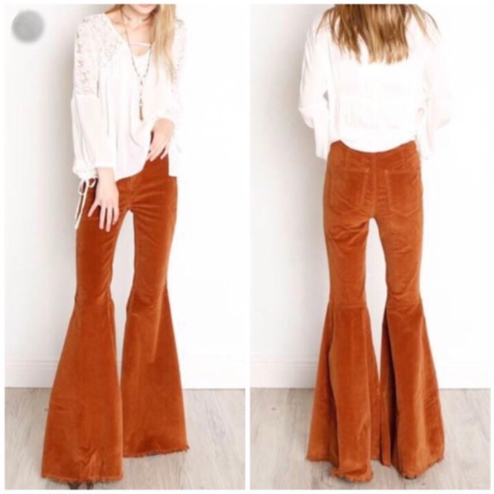Free People Corduroy Flares